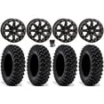 thumbnail image 1 of High Lifter HL9 Bdlk 14" Wheels Bk 28" Warrior XT Tires Sportsman RZR Ranger, 1 of 4