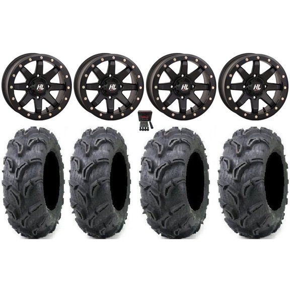 High Lifter HL9 Beadlock 14" Wheels Bk 30" Zilla Tires Polaris RZR XP 1000 / PRO XP / Ranger XP 900/1000