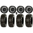 thumbnail image 1 of High Lifter HLA1 Bdlk 14" Wheels Bk 27" Rip Saw Tires Sportsman RZR Ranger, 1 of 4