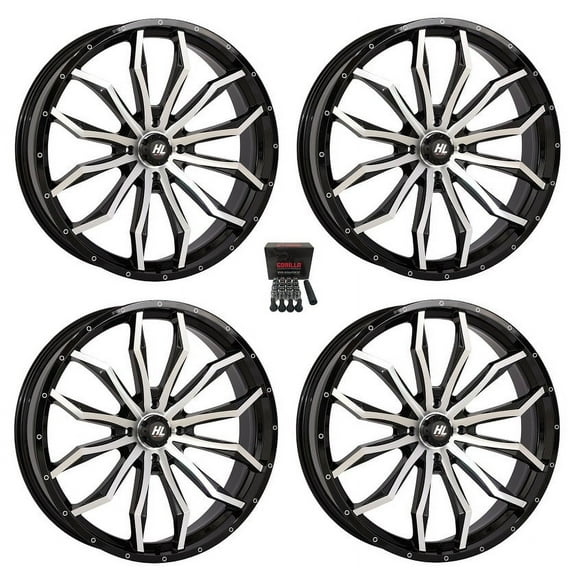 High Lifter by STI HL21 22" Wheels Machined Can-Am Maverick X3 / Honda Pioneer 1000