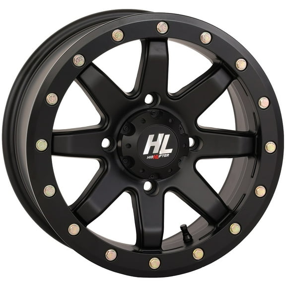 High Lifter by STI HL9 Beadlock 14x10 Wide UTV Wheel - Matte Black (4/137) - 5+5