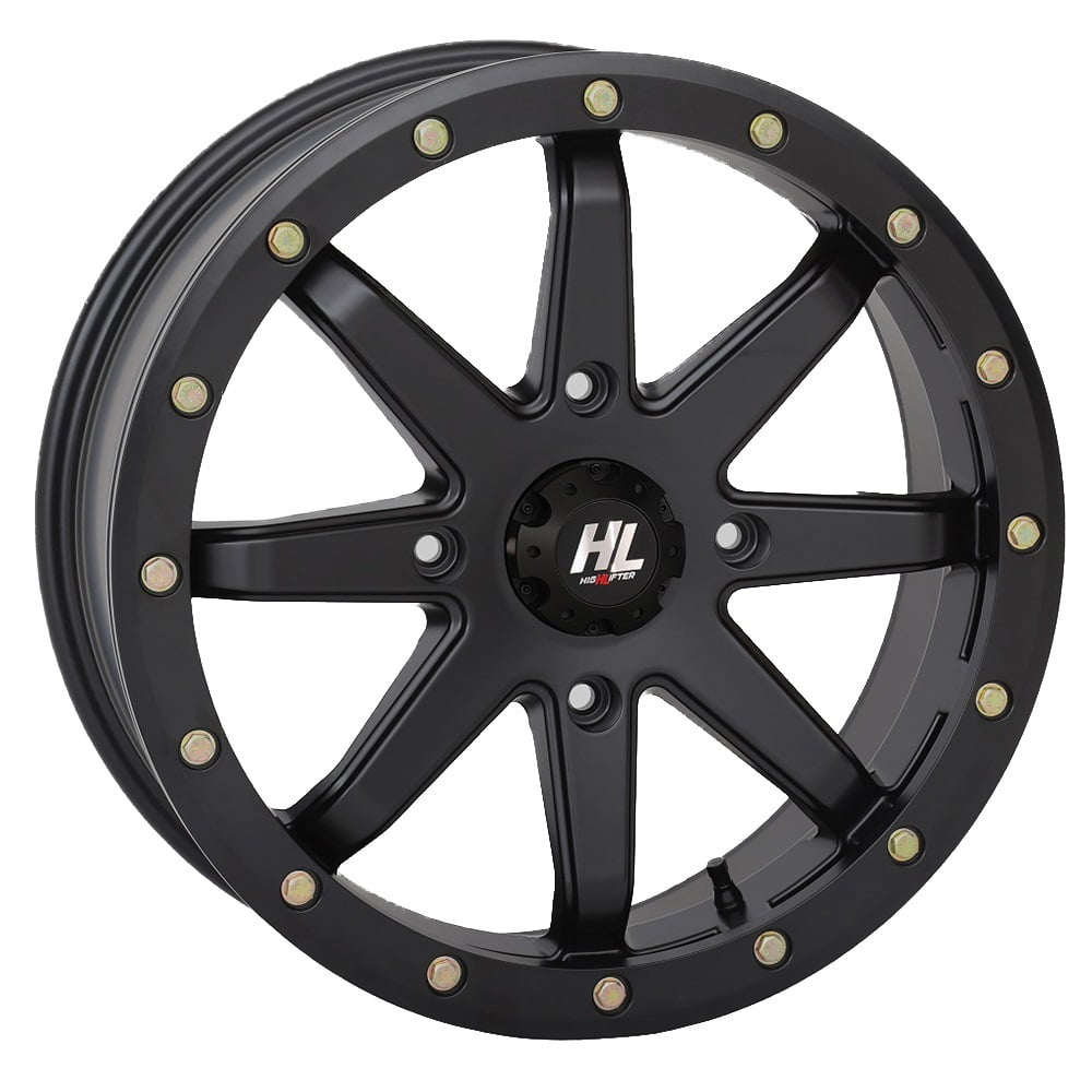 High Lifter by STI HL9 Beadlock 18x7 ATV/UTV Wheel - Matte Black (4/137) - 6+1