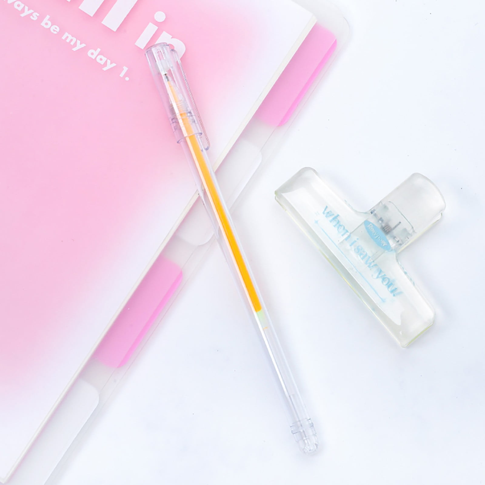 High Light Liquid Gel Ink Roller Pen 6ML Gel Pen Set And Paper Ink Pens