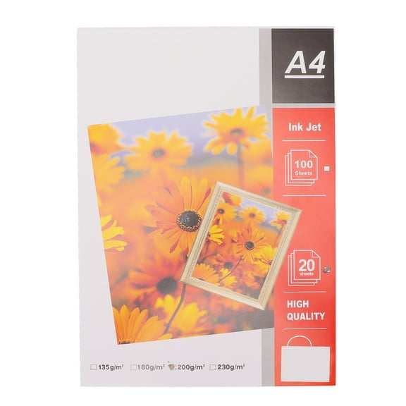 High Light Photo Paper, 8.3x11.7in  Material  Paper Matte Photo Paper Glossy   For Photo For Printing For Document