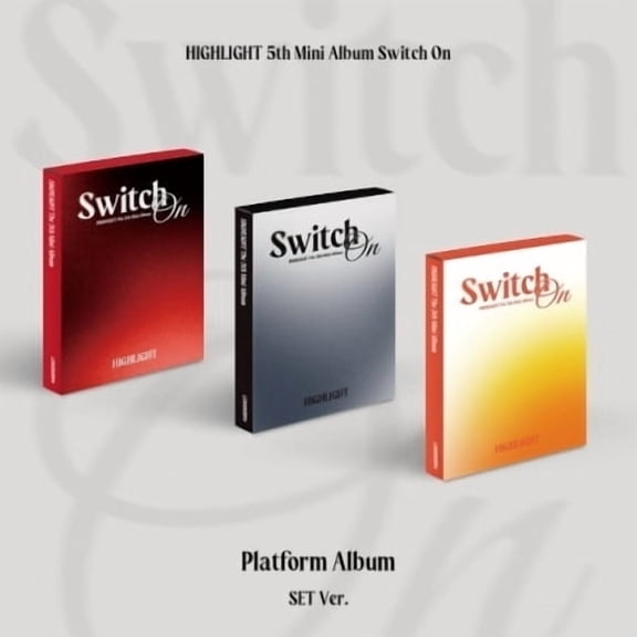 High Light - Switch On - Platform QR Card Version - Random Cover - Selfie-Photocard + 11pc Official Photocard Set - Music & Performance - CD