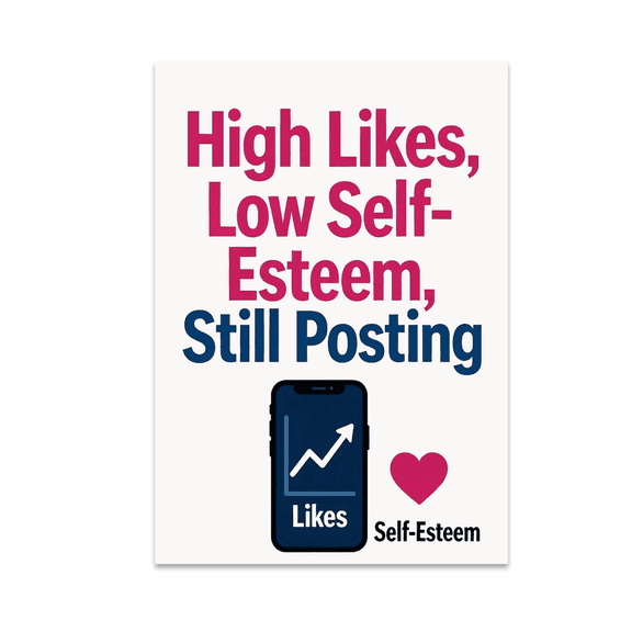 High Likes Low Self-Esteem Still Posting - Social Media Enthusiast - 13x19 Poster Print
