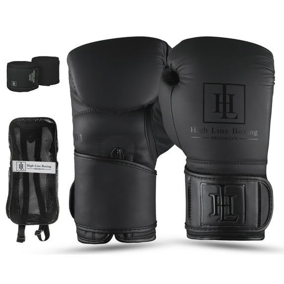 High Line Boxing Gloves for Men and Women| Premium Punching Gloves/ Boxing Training Gloves made with Faux Leather| Workout Gloves for Men & Women (10 oz, 12 oz, 14 oz & 16 oz)