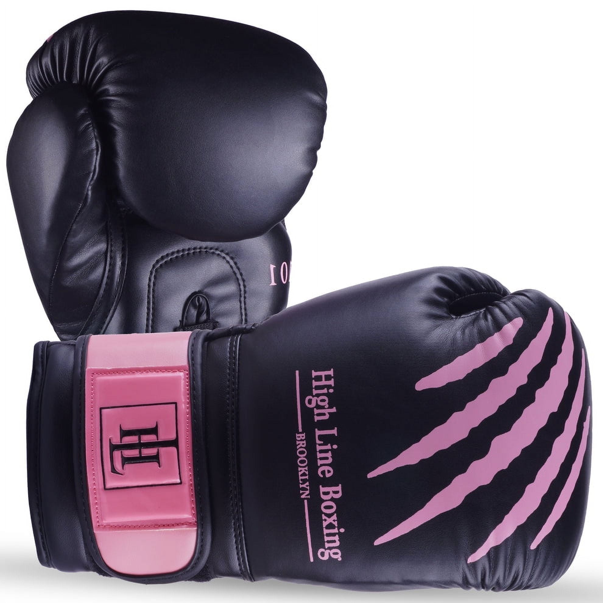 High Line Pink Essential Series Boxing Gloves for Kids Pink Youth Boxing Gloves for Punching Boxing MMA Kickboxing Muay Thai Sparring Kids Punching Gloves 4 oz 6 oz 8 oz Walmart