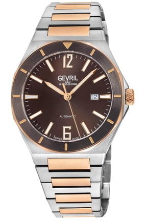 High Line Swiss Made SW200 Brown Two-tone | Brown Dial