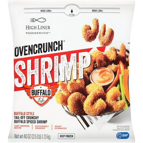 High Liner 27 to 32 Count Breaded Buffalo Shrimp, 2.5 Pound -- 4 per case