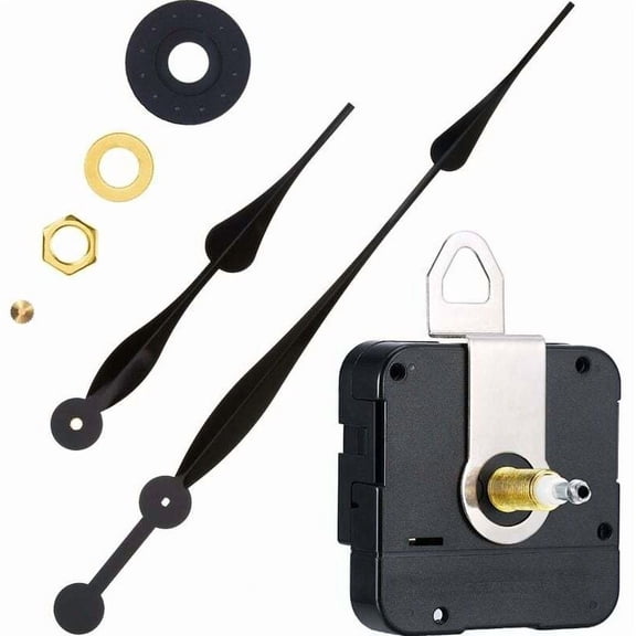 High Longitudinal Axis Clock Movement Mechanism with 12 Inch Long Hands.