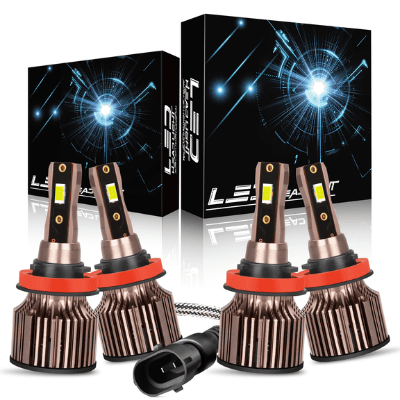 High Low Beam Headlight Bulb - Compatible with 2008 - 2014 Cadillac CTS 2009 2010 2011 2012 2013