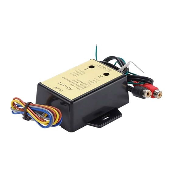 High Low Impedance Adapter Speakers Levels Output Converter for Vehicle Equalizers Amplifier Speakers Levels Converter