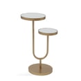 thumbnail image 1 of High-Low Metal Scatter Table in Gold Metal, 1 of 2