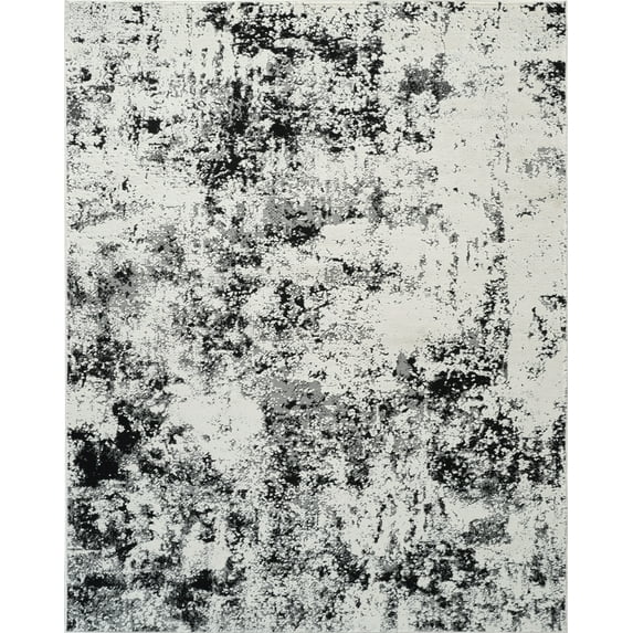 High-Low Pablo Ivory/Gray Rug