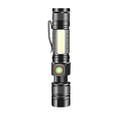 thumbnail image 1 of High Lumens Flashlight with Zoomable White Laser USB Rechargeable 1000 Lumens 5 Modes IPX5 Waterproof with Side Light for Outdoor Camping, 1 of 8