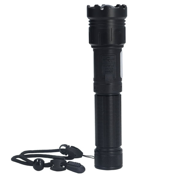 High Lumens LED Tactical Flashlight, Telescopic Zoom with Base Magnet Adsorption, for Travel, Home Use, Emergency Flashlight (Versatile Usage)
