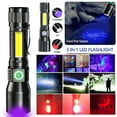 thumbnail image 1 of High Lumens Rechargeable LED Flashlight 7 Modes IPX6 Aluminum Alloy USB Handheld Powerful 1000 Lumens 3280ft Distance Emergency Camping Adjustable Focus Battery Indicator, 1 of 5