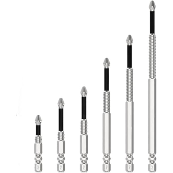 High Magnetic Screwdriver Drill Bit Set, Strong Magnetic Durability Screwdriver Drill Bit Set, Anti-Slip Magnetic Electric Screwdriver Set