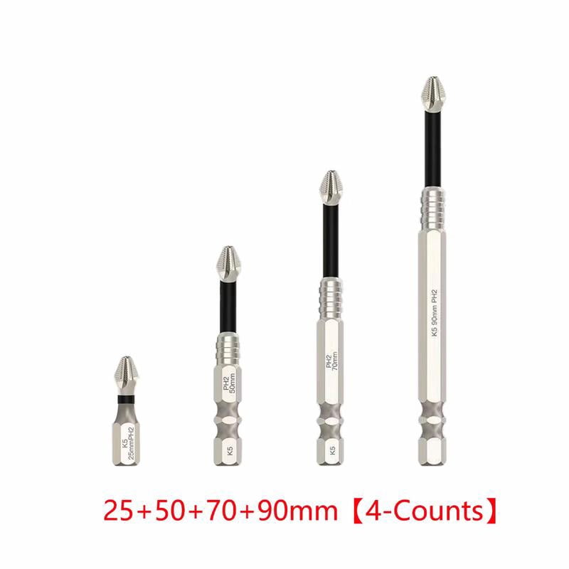 10-Piece High-Magnetic Screwdriver Drill Bit Set – Strong Durability For Drills-1207514
