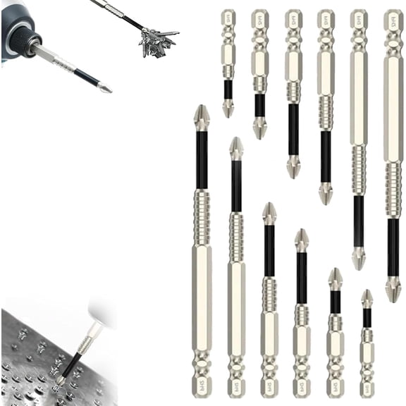 High Magnetic Screwdriver Drill Bit Set, Strong Magnetic Durability Screwdriver Drill Bit Set, Magnetic Electric Screwdriver Set, Electric Precision Screwdriver Set, 25 50 65 70 90 150mm