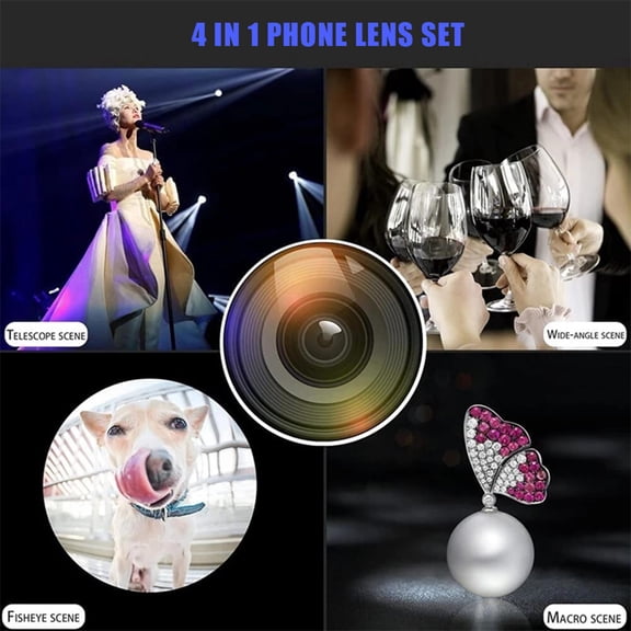 High Magnification Phone Camera Lens Ed Lens Eyepiece, Full Band Coating for Concerts and Tourism