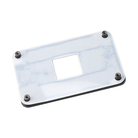 High Metal Backplate Supporting AM4 B350 A320 B550M Boards for Optimal Thermals Management