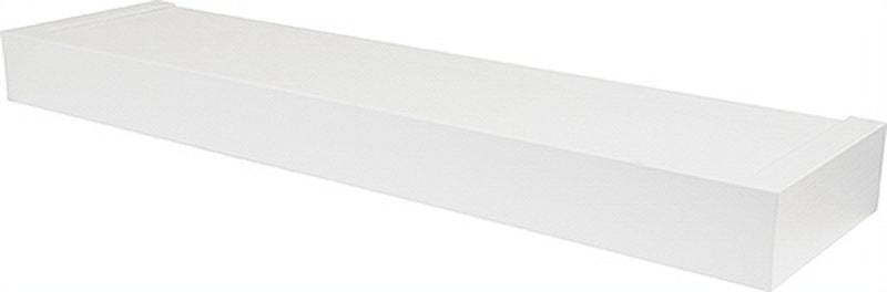 White 24" Composite Floating Wall Shelf