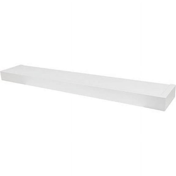 High & Mighty 36" 6" W x 2'' H x 6'' D Easy Installation Floating Shelf Bracket, White