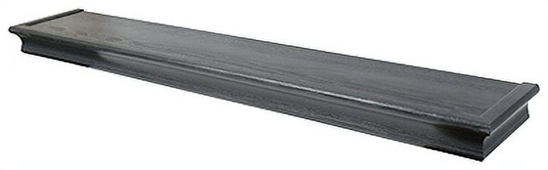 High & Mighty 36" Black Beveled Floating Shelf., Each