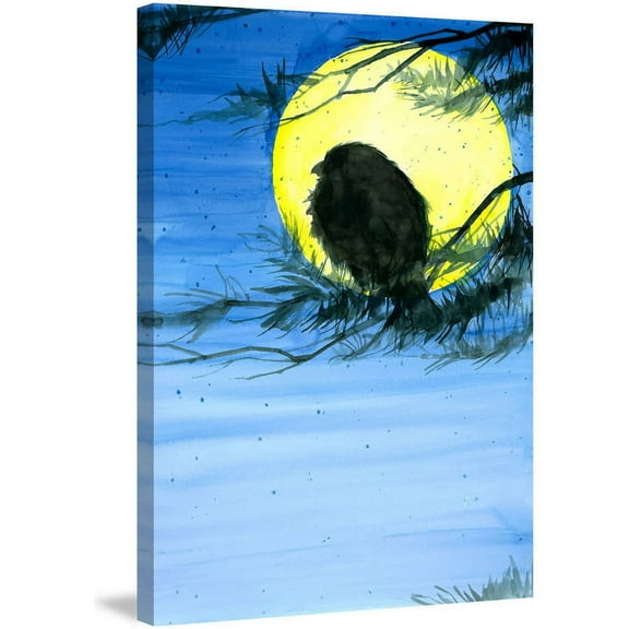 "High Moon" Painting Print on Wrapped Canvas