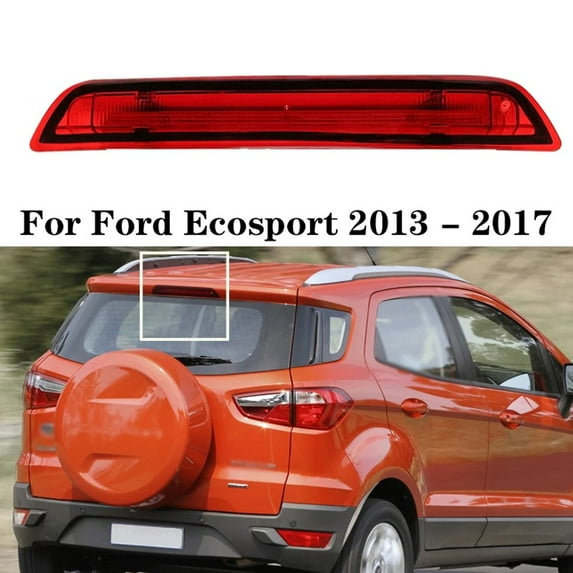 High Mount Brake Light for Ford Vehicle Models 2013-2017, Red Plastic Tail Lamp