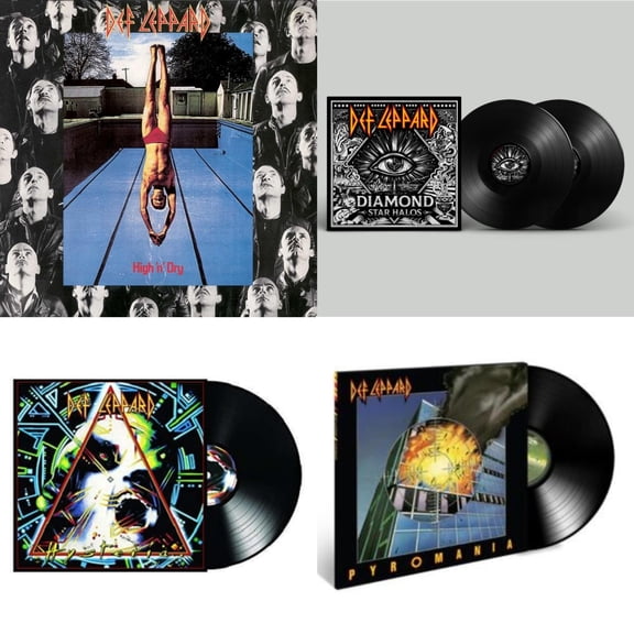 High N Dry & Diamond Star Halos (2LP) & Hysteria (2 LP) & Pyromania