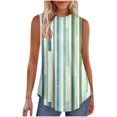 thumbnail image 1 of High Neck Floral Tank Tops for Women Boho Tunic Shirts Sleeveless Blouses 2025 Dressy Casual Summer Camisole Loose Fit Singlets with Flowy Hem Y2K, 1 of 6