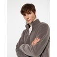 thumbnail image 1 of High Neck Long Sleeve Half Zipper Polar Sweatshirt, 1 of 6