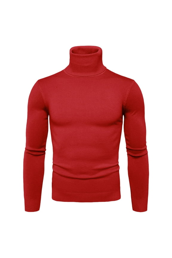 High Neck T Shirts for Men Long Sleeve Athletic Work Turtleneck T-Shirt Compression Elastic Stretchy Sport Mens T Shirts RD2 M