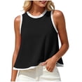 thumbnail image 1 of High Neck Tank Top for Women Sleeveless Ribbed Y2k Clothes Basic Shirts Going Out Outfits Spring Summer Tops 2026, 1 of 5