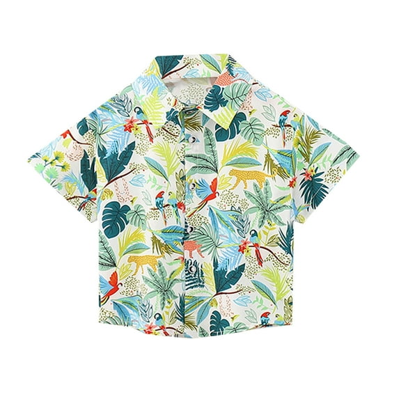 High Neck Tshirts for Children Boy Girl Summer Fall Short Sleeve Bird Graphic Brunch Thin Tops Shirts Kid 2025 Clothes Regular Fit Country Concert