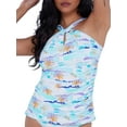 thumbnail image 1 of High-Neck Underwire Tankini Top Swimsuit, 1 of 2