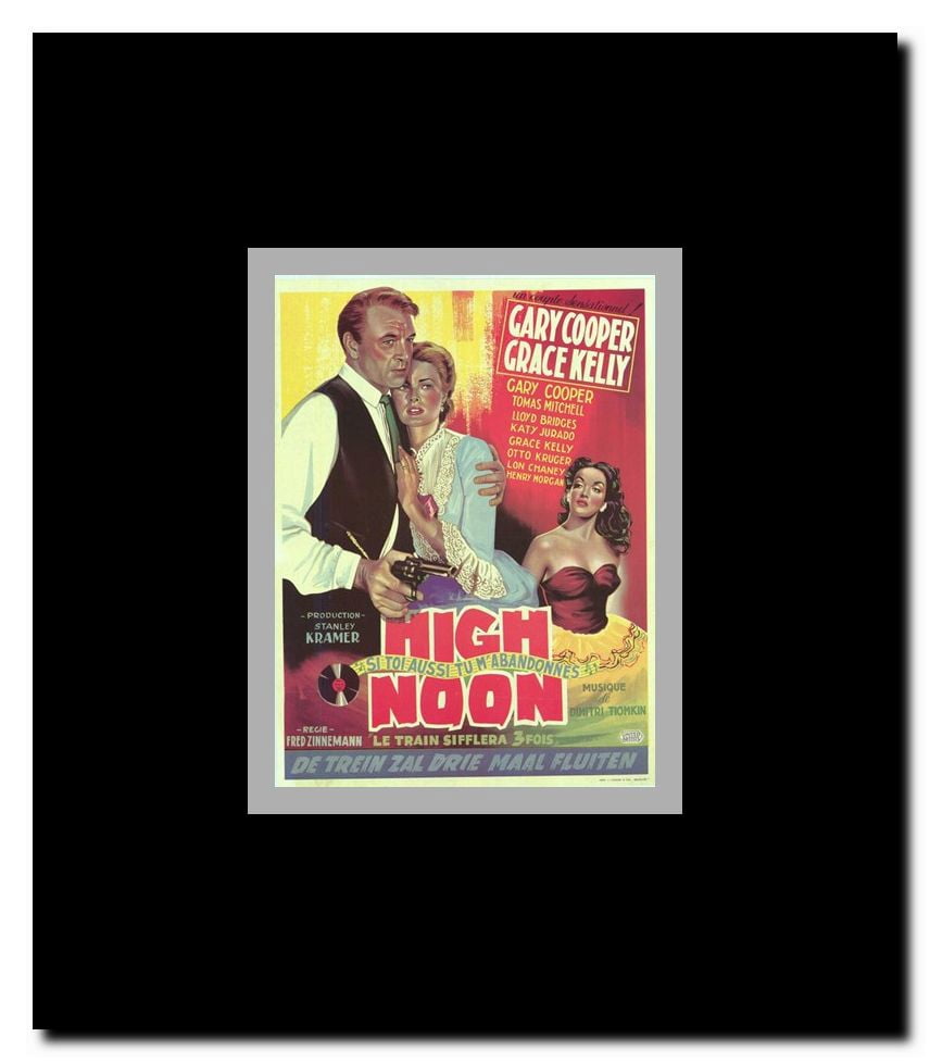 High Noon Framed Movie Poster