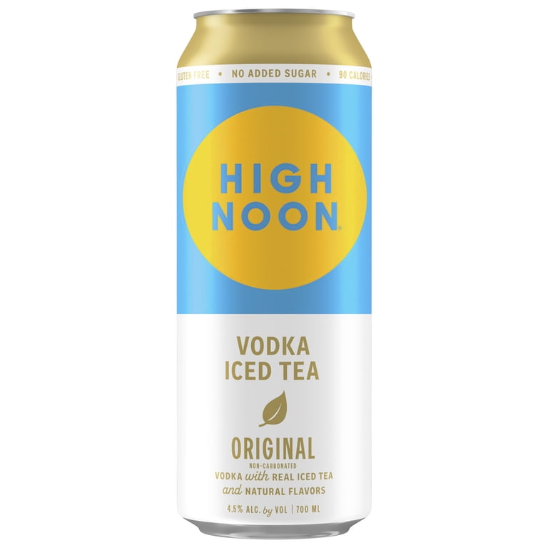 High Noon Original Vodka Iced Tea, 23.67 fl oz Can, 4.5% ABV
