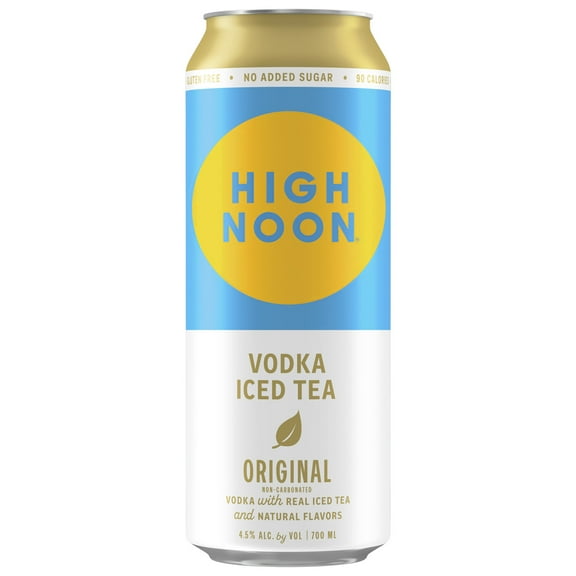High Noon Original Vodka Iced Tea, 23.67 fl oz Can, 4.5% ABV
