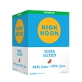 thumbnail image 1 of High Noon Watermelon Vodka Hard Seltzer, 4 Pack, 12 fl oz Cans, 4.5% ABV, 1 of 9