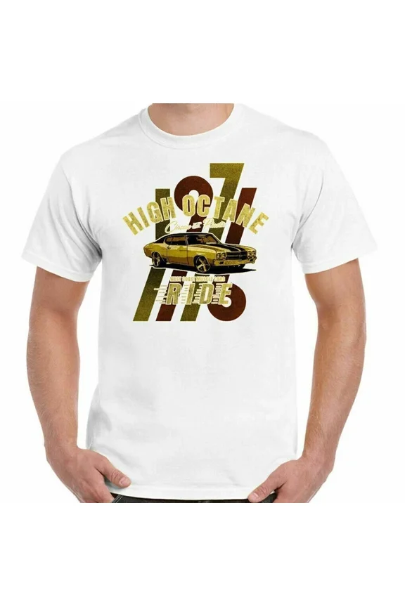 High Octane Mens Funny Car Enthusiast T-Shirt Classic Motor Rally Parts Muscle