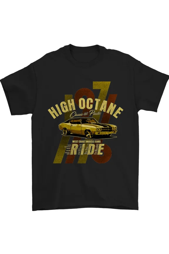 High Octane Ride 1971 Muscle Car Vintage Power Unisex T-Shirt, up to size 5XL