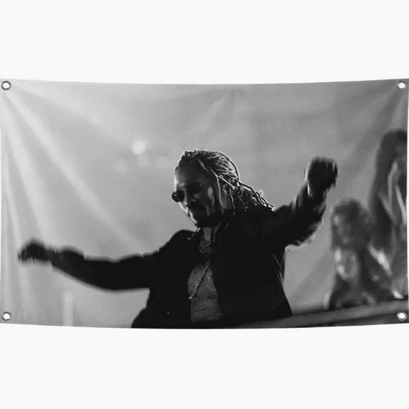 High Off Life Album Cover Flag 3x5 ft. Durable Polyester with Brass Grommets for College Dorms and Outdoor Event Decorations