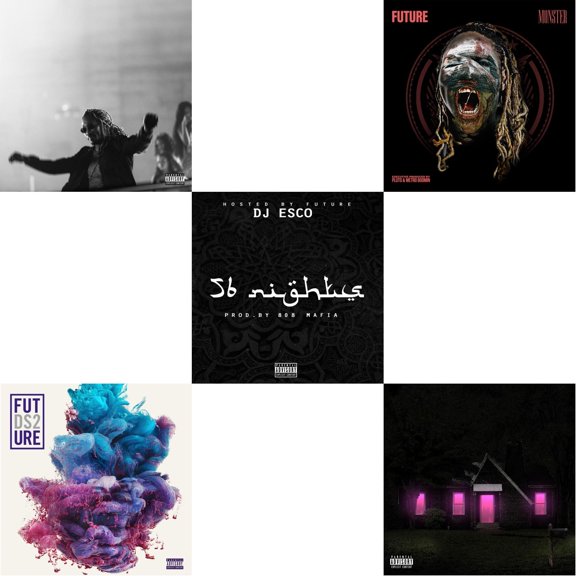 High Off Life (Pa) (2LP/140G) & Ds2 (X) (2LP) & 56 Nights & Monster (X) & Mixtape Pluto (X)