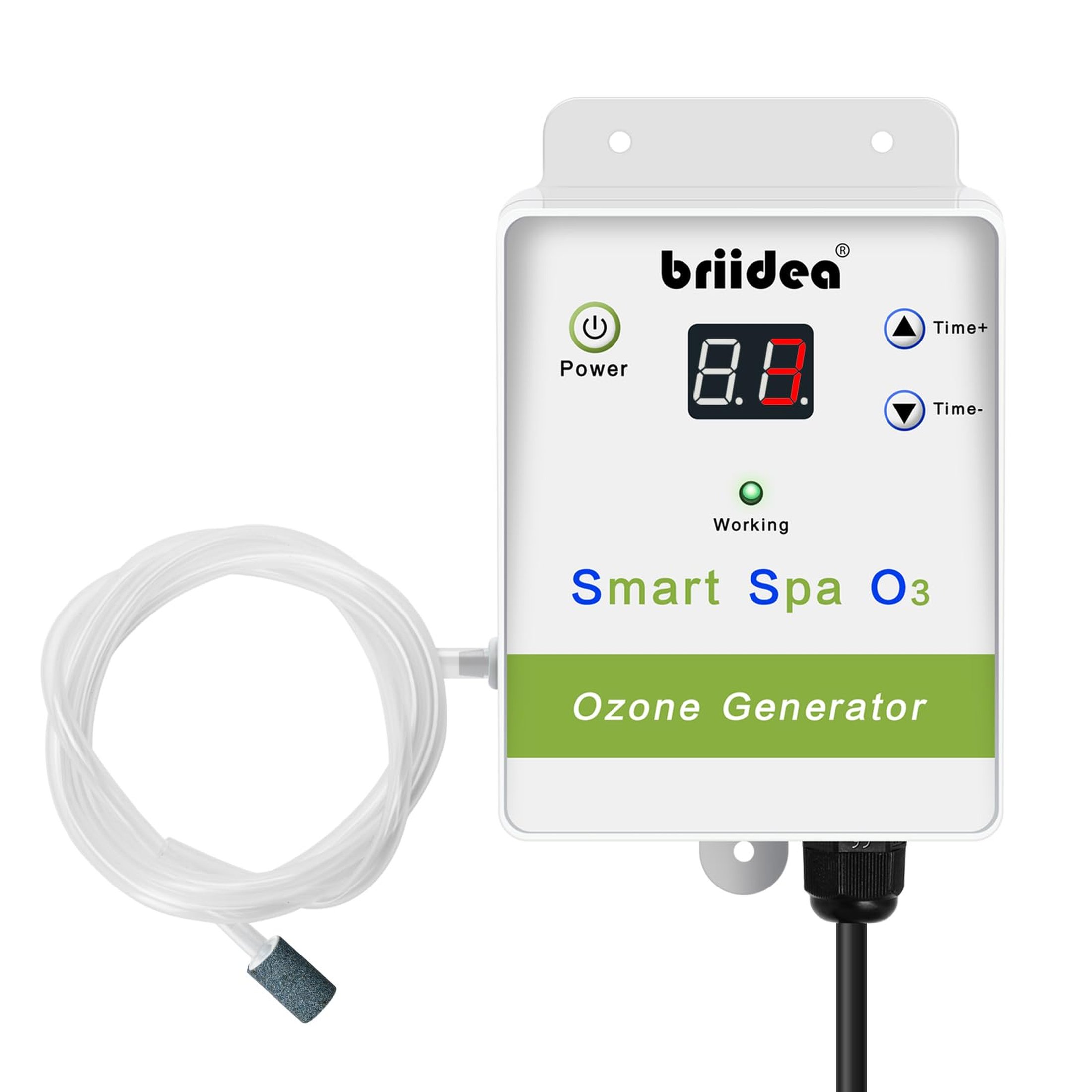 High-Output Ozone Generator for Hot Tubs and Spas with Timer Function