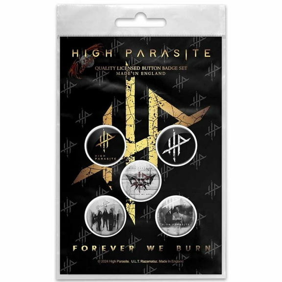 High Parasite Button Badge Set (Set of 5)