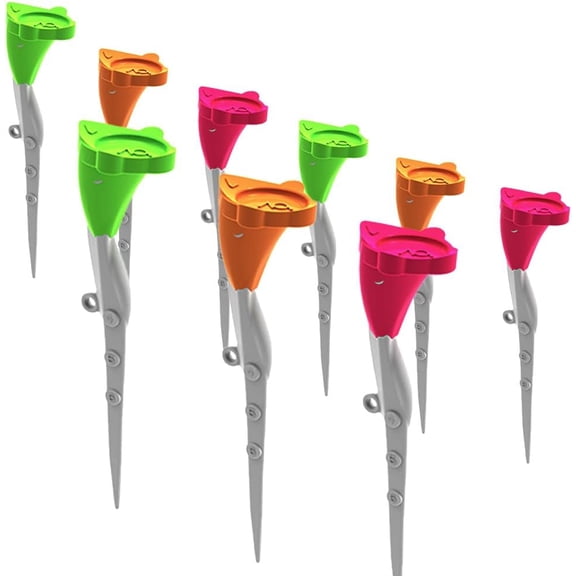 High Path Golf Tee Set Upgraded Premium Adjustable Height Tees, 5 Launch Angle, Reduces Hooks & Slices, High Visibility, Stable 20mm Head (9 Pcs)